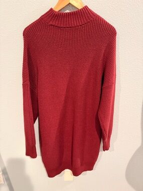 Red Sweater Dress